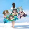 Umamusume Pretty Derby Anime Microfiber Beach Towel Absorbent Quick Dry Soft Yoga Swimming Resort Mountain Climbing Towel