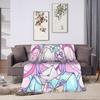 Needy Streamer Overload Kangel Flannel Blanket Winter  Soft Throw Blanket for Girls Boys Room Fashion Bedspread Sofa Bed Cover