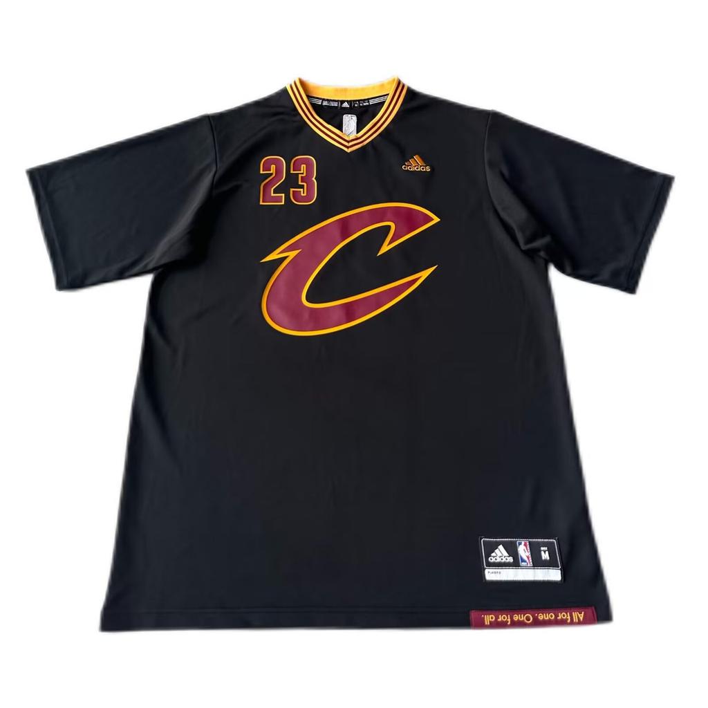 Adidas NBA LeBron James Cavaliers 23 Dres V-výstřih Sportovní Krátký Rukáv Basketbalové Tričko Unisex topy 7818A-3QV-AEB2581