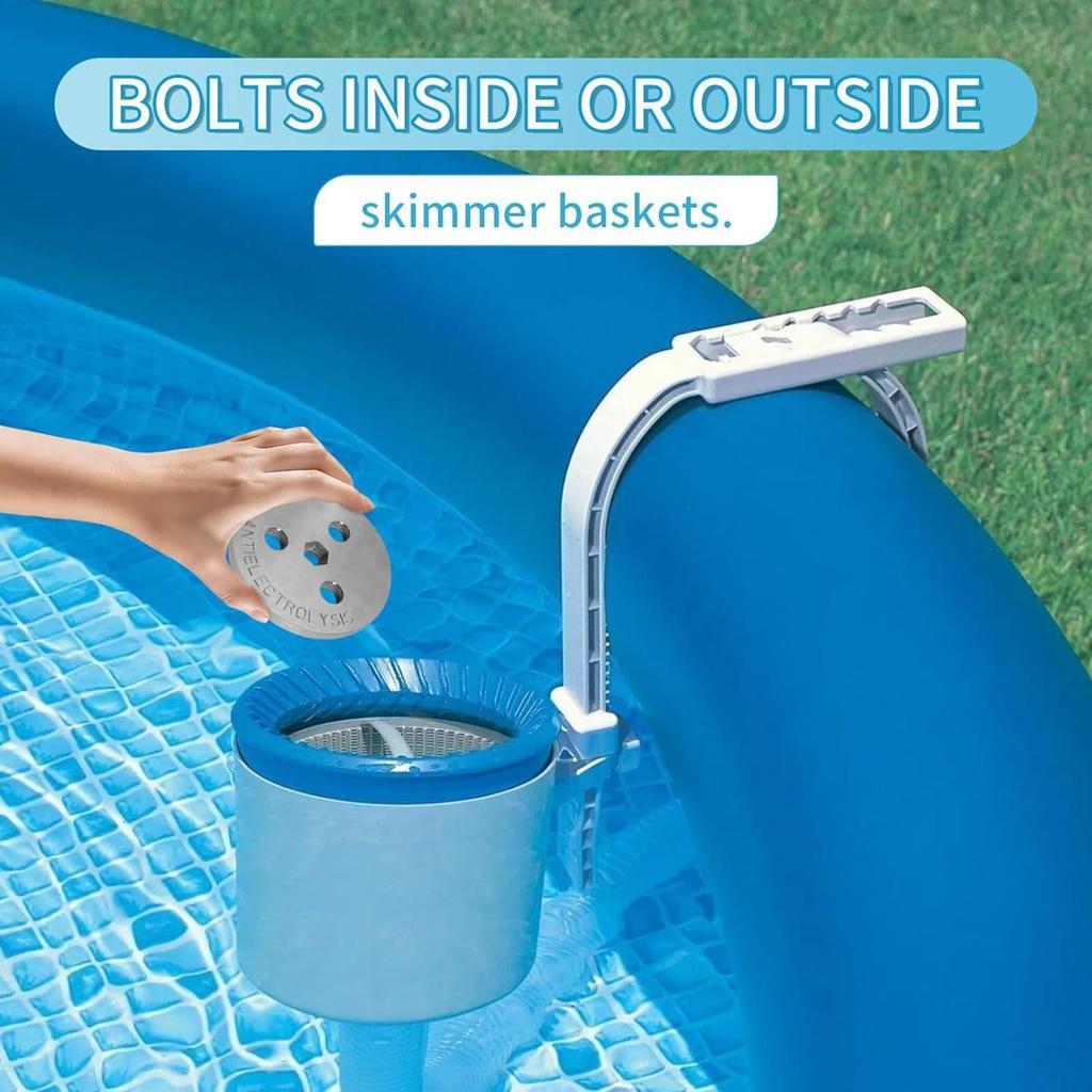 new Pool Skimmer Zinc Anode Weight Plate Anti-Electrolysis Weight Pool Skimmer Basket Weight Against Corrosion And Electrolysis