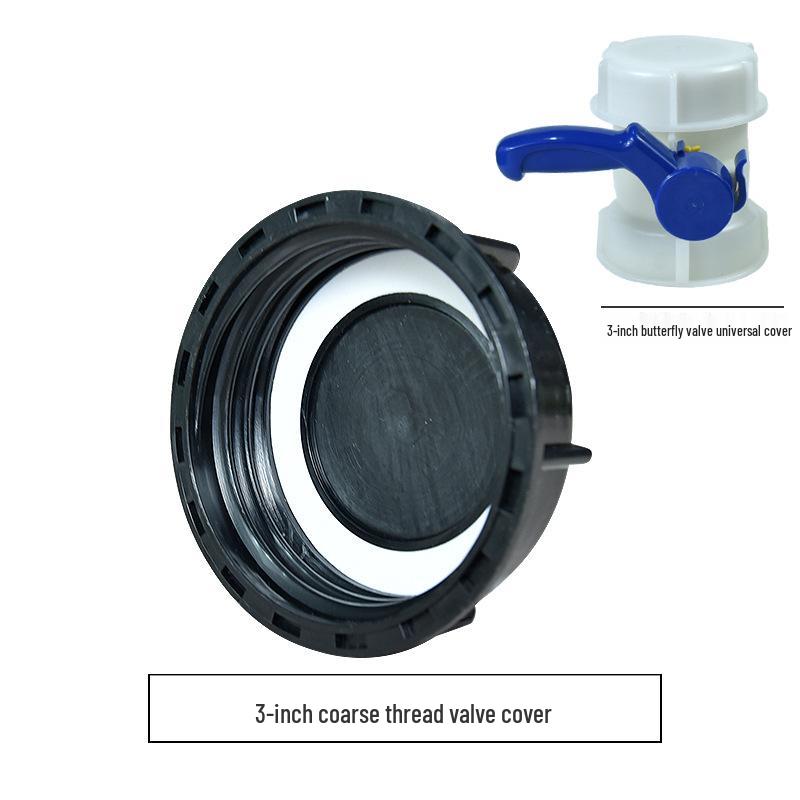 2"/3" IBC Tote Valve Cover: Butterfly, Ball, Coarse/Fine Thread, 62MM Sealing Cover