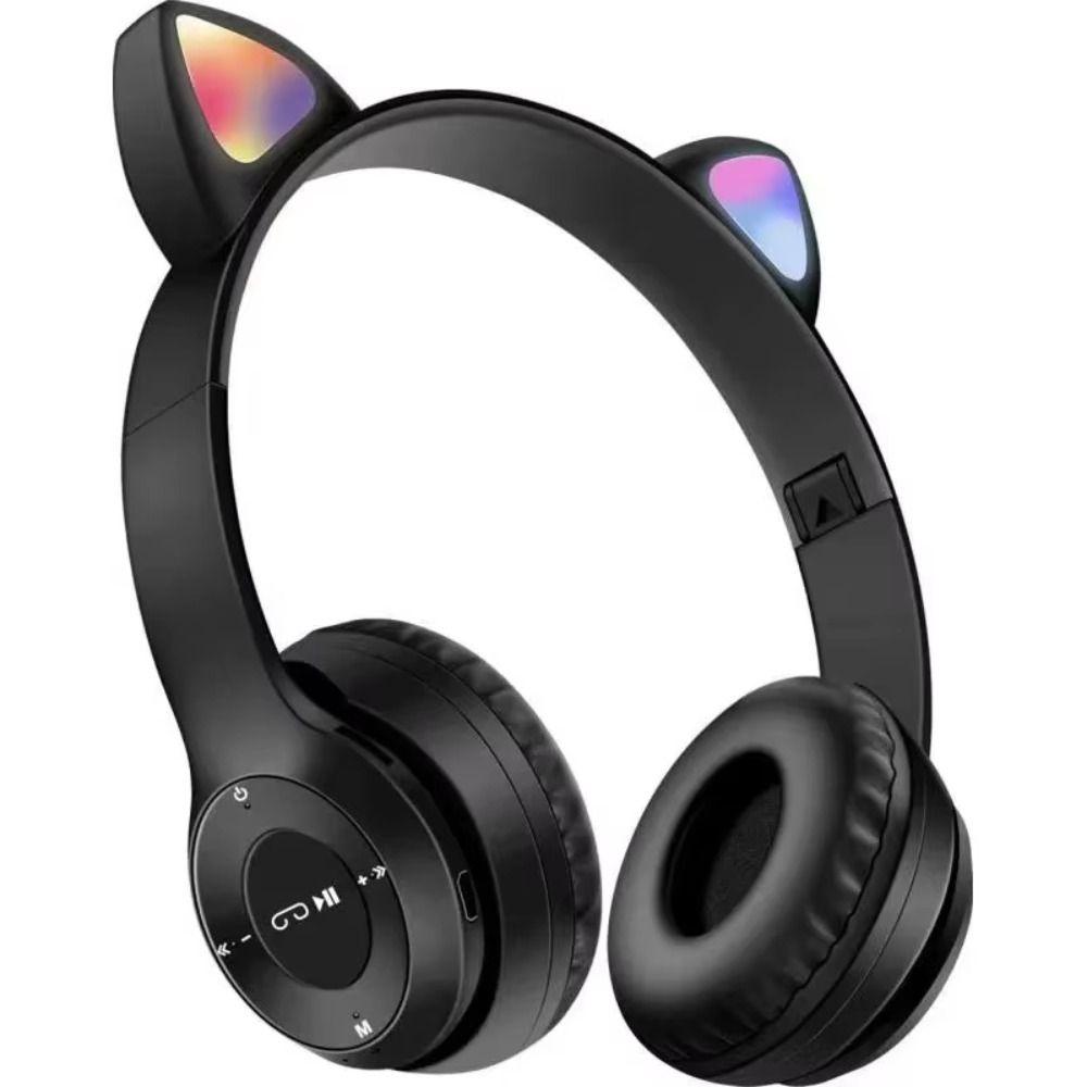 Bluetooth Cat Ear Bluetooth Earphones Foldable Over Ear Earphones Computer MP3 Player