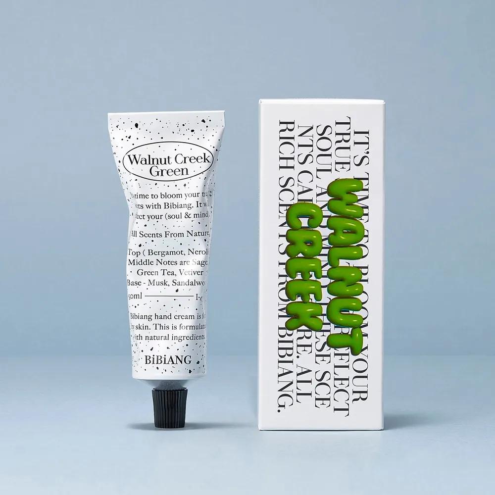 BIBIANG Niche Perfume Hand Cream 50ml Walnut Creek Green