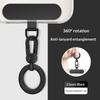 Metal Phone Lanyard Gasket Patch Durable Rotatable Metal Buckle Hanging Steel Clip 1Pcs Anti-drop Accessory for Daily Commute