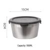 Customizable Stainless Steel Round Sealed Lunch Box for Work and Fresh-Keeping