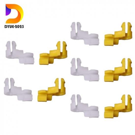 White & Yellow Door Rod Clips 5 Pair for Toyota Celica MR2 Spyder 2000-2005