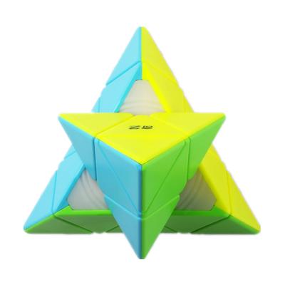 QIYI Qiming S2 Piramide 3x3x3 Cubo Magico Cubo Magico Professionale Puzzle Giocattolo Per Bambini Regalo Per Bambini Giocattolo Puzzle Per Bambini Regalo