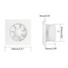 Small Exhaust Fan Powerful Ventilation Fan Effective 4-Inch Home Ventilation Fan