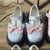 Lolita small leather shoes women's Japanese women's jk spring and summer new thick-soled big head bow Mary Jane single shoes