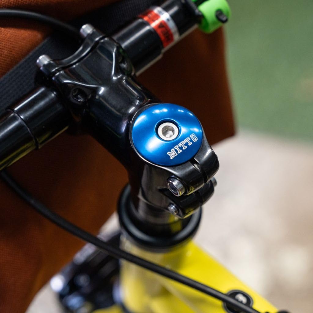NITTO Ahead-Kappe mit Schraube und Sternmutter Blau (1-1/8) Nuss,