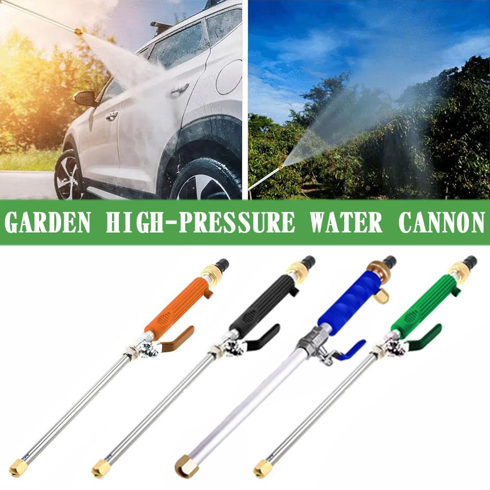 Garden High-pressure Water Gun Hose Nozzle For Garden Hose Hydro Jet Hose Pipe Wand Nozzle Sprayer Accessories Maintenance Q6E5