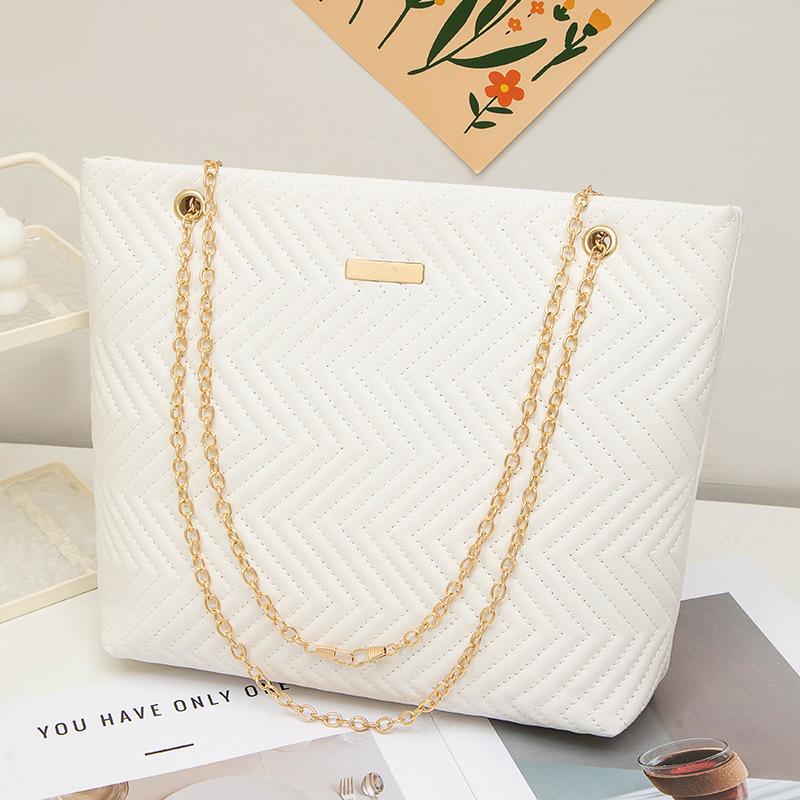 Is'shoulder Ag Water Ripple Large Capacity Fashion Versatile Tote Bag Shoulder Messenger Bag
