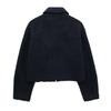 Women's Solid Color Fashionable Soft Woolen Short Jacket Jacket