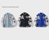 Men's Autumn Embroidered Letter Print Baseball Jacket - Loose Fit for Couples or Teen Students, Long Sleeve.