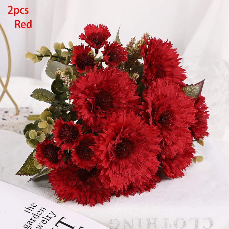 Artificial flower bouquets, artificial sunflowers, floral art.