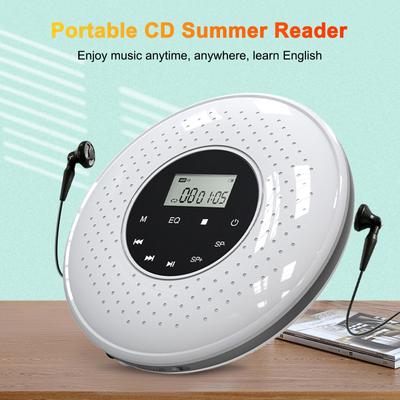 3.5mm Kablolu Kulaklık Destekli Taşınabilir CD Çalar TF Kart MP3 Müzik Çalar AB Tekrarlama Fonksiyonu