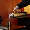 Mo Ji Luxury Titanium Teapot Watch Display Thermos - Portable & High-Grade.