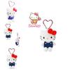 Cute Plush Cat Keychain Toy Lovely Bag Backpack Decoration Gift Soft And Fluffy Cartoon Style 10cm Height