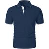 Mens Summer Classic Short Sleeve Polo Tops Button Placket Regular Fit and Solid Lightweight Casual Outdoor Pullover Topss