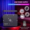 4 in 1 Disco Light Party Light with Remote Control Music Control Strobe LED Sound Control Stage Disco Light, 2 m USB Cable Party Lights Disco Ball