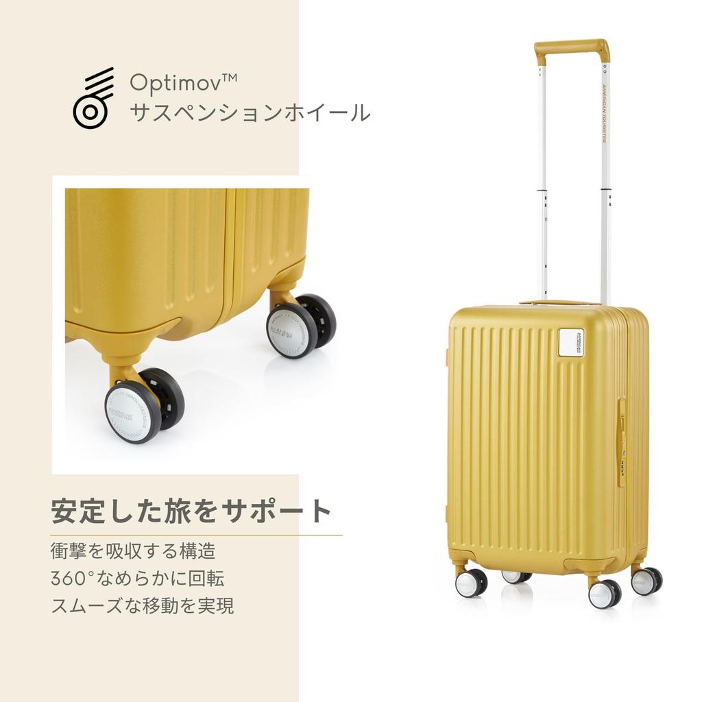 Suitcase Carry Case Carry Case Location LOCKATION Spinner Frame Type S Size 32L 55cm Mustard [American Tourister] 55/20 Carry-on 3.1kg