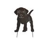 Metal Garden Dog Statue Decorative Stakes Animal Silhouette for Garden Home Decor Outdoor Gifts