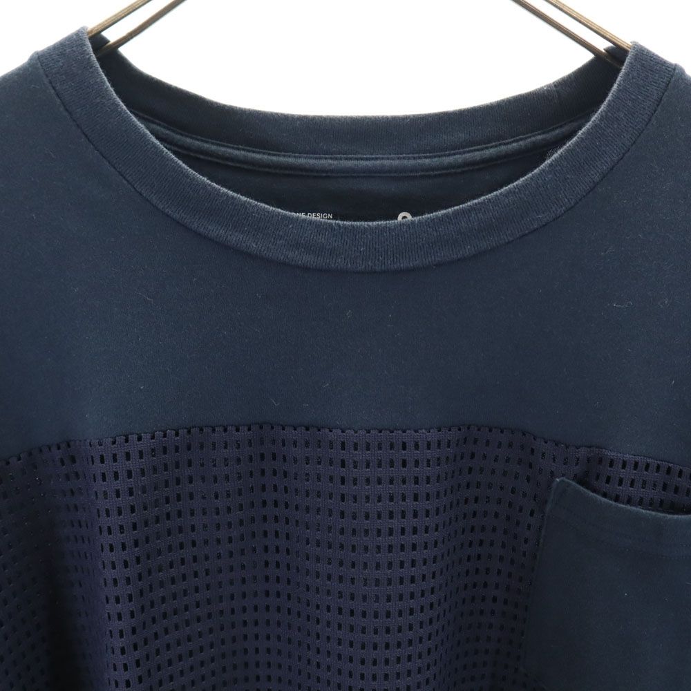 WHITE MOUNTAINEERING Made In Japan Short Sleeve T-shirt 2 Mesh Switching Men's Used