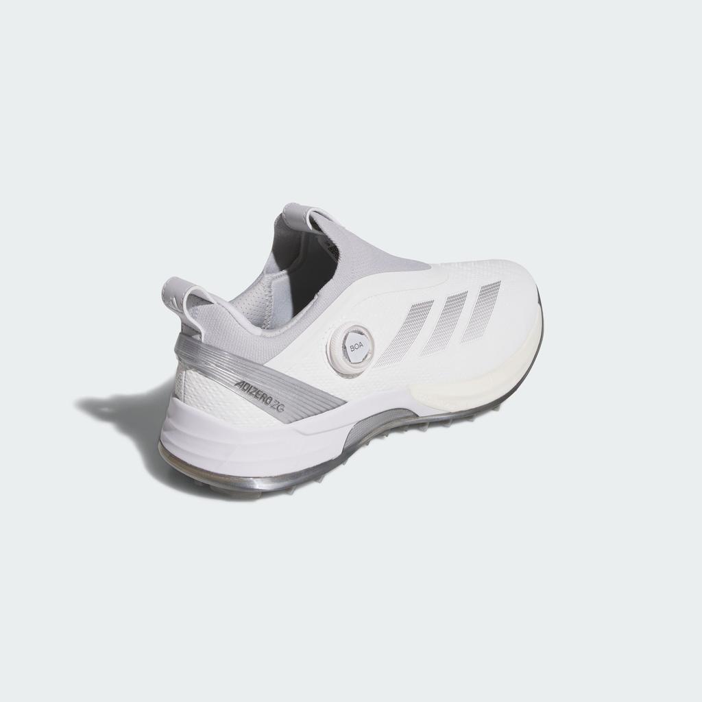 adidas Adizero ZG BOA Spikeless Golf Cloud White Silver Metallic
