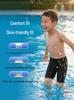 2026 Boys' Quick-Dry Nylon Swim Trunks for Racing - Small, Medium, Large