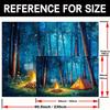 2D Magical Firefly Camping Backdrop for Summer Camp & Events