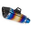 Stainless Steel Mid-Section Exhaust Pipe with Hexagonal Tail for CFMOTO 450NK/450SR Motorcycles