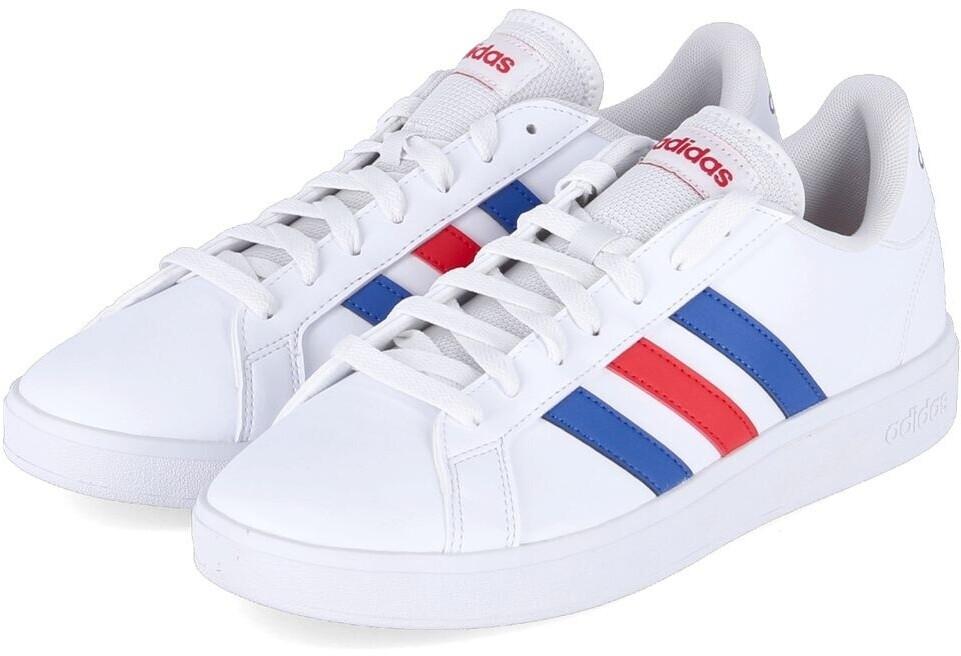 Adidas Grand Court Base 2.0 Sneakers Cloud White/ Royal Blue/ Vivid Red