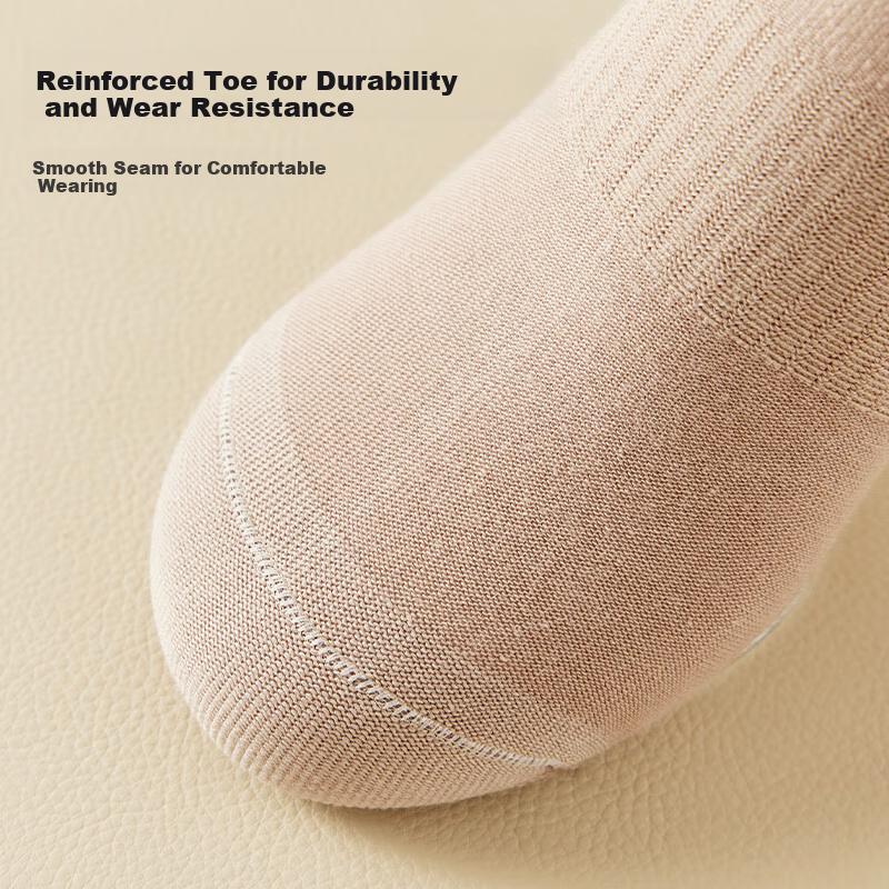 Yalu [10-Day Odor-Free] Men's Socks, Pure Cotton, Anti-Odor, 7A Anti-Mite, Long Socks, Comfortable Business Mid-Calf Socks