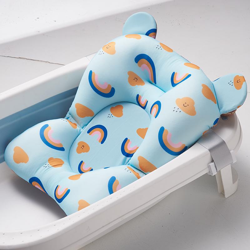 Portable Non-Slip Baby Bath Net for Newborns