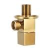 Male Thread Angle Valve For Bathroom Easy To Install Inner Diameter 15mm Practical Quarter Turn Thickened Material