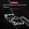 ROCKBROS Road Mountain Bike Bicycle Pedals, Anti-Slip Aluminum Cycling Pedal, Night Time Reflective Universal Threaded Port