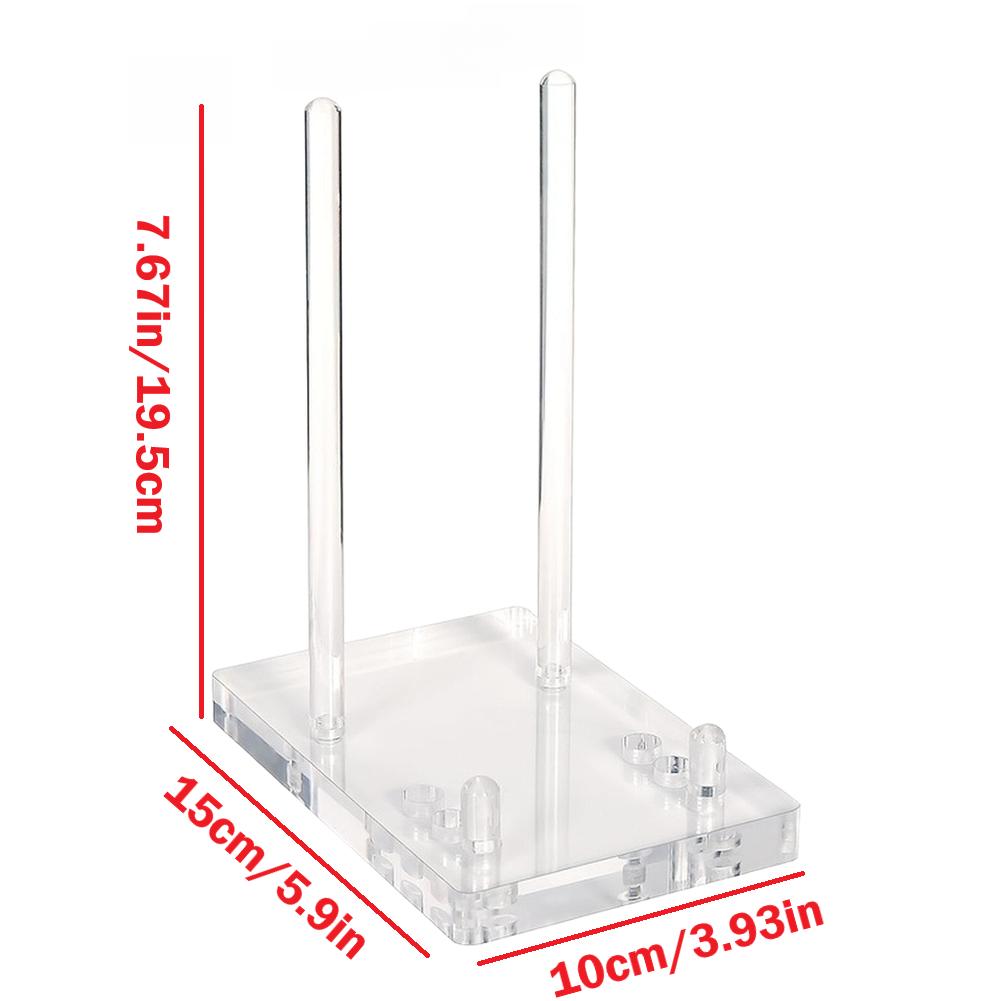 Versatile Acrylic Stand For Decor Acrylic Display Stand Frame Easel Clear Acrylic Plate Stand Adjustable Spacing