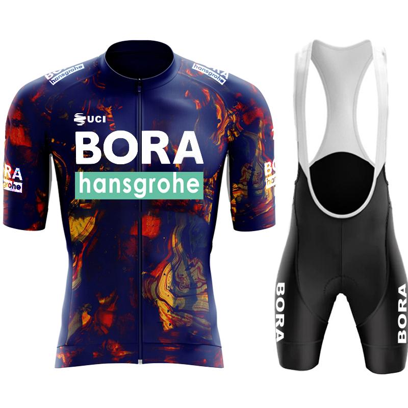 Mens Cycling Clothes Pants Man UCI BORA Men's Outfit Set 2026 Suit Summer Jersey Shorts Blouse Bike Mtb Uniforms Sportswear Pro