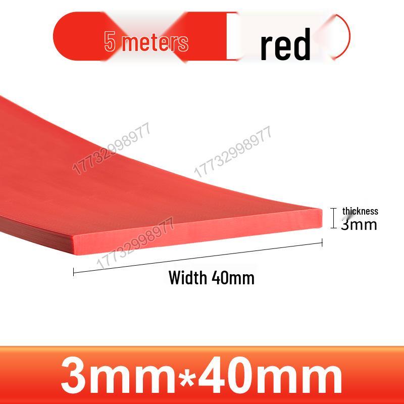High-Temperature Resistant Transparent Silicone Rubber Sealing Strip