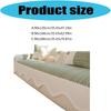 Luxurious Velvets Textured Antislip Sofa Pad Modern Cream Color Living Room Seats Cushions with Breathable Meshes