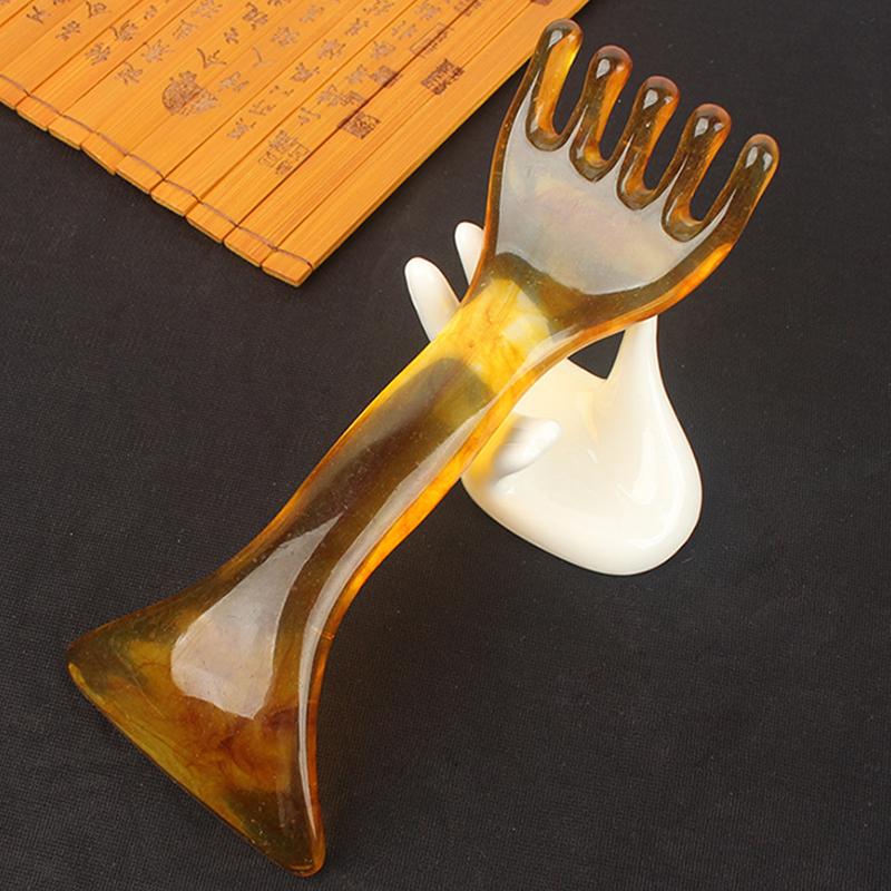 Resin Massage Comb, Manual Head & Face Massager For Scalp Nose Ears Eyes, Lightweight Portable For Home Office Travel