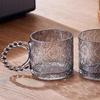 Hua Qingge Dazzling Hammered Glass Couple Cups