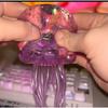 Needoh Jelly Squeeze Jellyfish Toy Transparent Glitter Stress Relief Squishy Slow Rebound Stress Toy