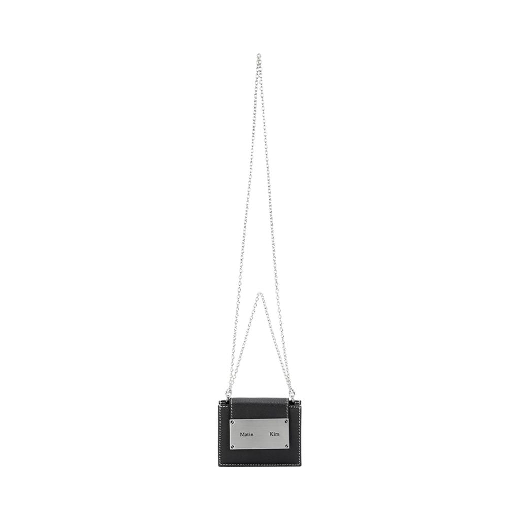 Matin Kim Stitch Accordion Mini Bag Black
