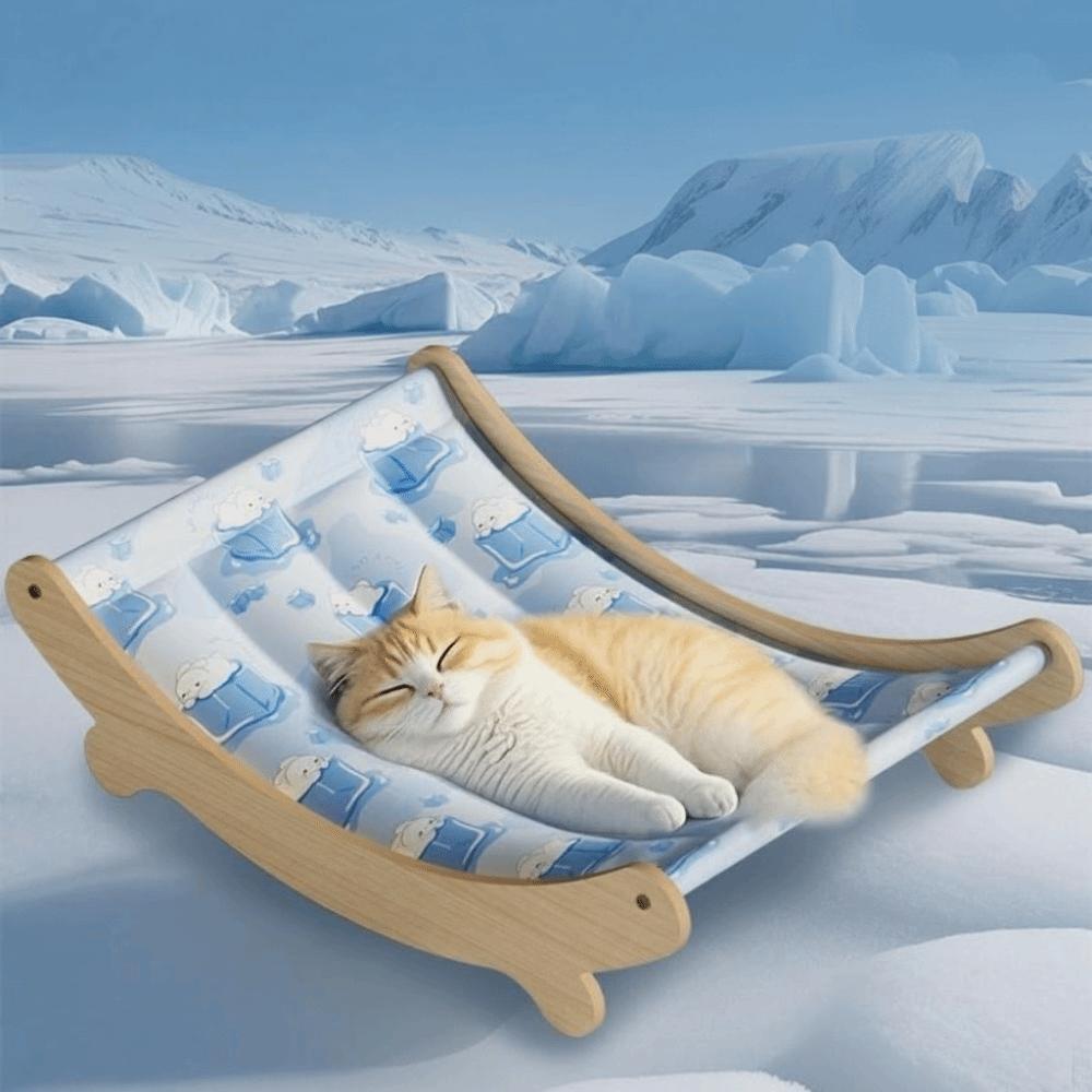 Cute Detachable Pet Recliner Moisture-proof Waterproof Pet Cooling Mat Comfortable Breathable Summer Cool Nest Living Room