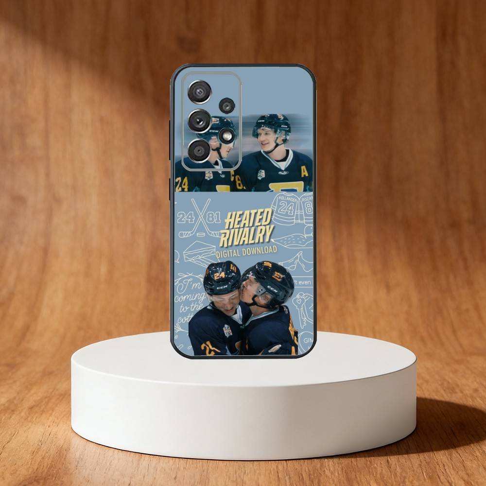 

Heated R-Rivalry Ice Hockey Phone Case For Samsung S25,S24,S21,S22,S23,S30,Ultra,S20,Plus,Fe,Note,10,9,5G Black Cover Samsung S22ULTRA5G