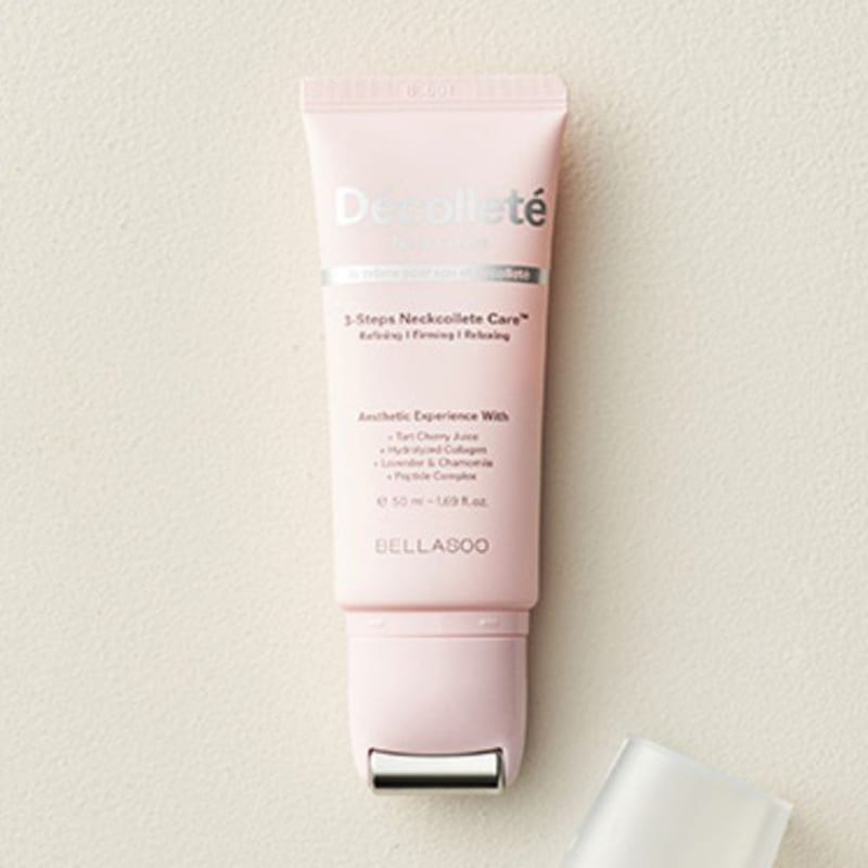 [Bella Su] Chong Kun Dang Health Decollete Neck Wrinkle Elasticity Neck Cream 50mL (Massage Roller)