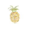 New Product Small Fresh Stone Yellow Pineapple Brooch Simple And Versatile Fashion Fruit Small Pin Men And Women The Same Collar Pin
