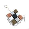 Fidget Keychain Mechanical Key Button 9-Button for Office Home Gift Birthday Drive Away