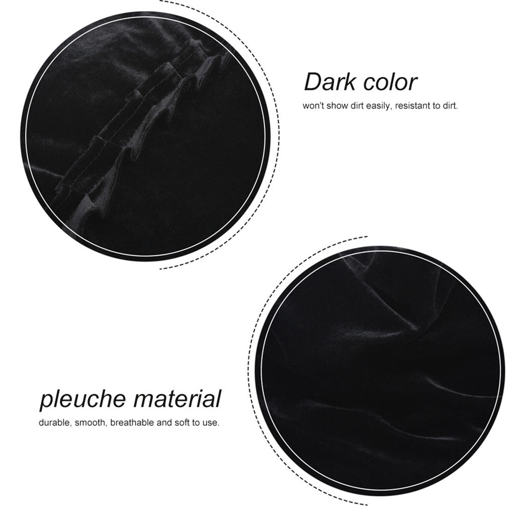 5Colors Fashionable Pleuche Upright Full Piano Dust Cover  Instruments Accessory Decoration